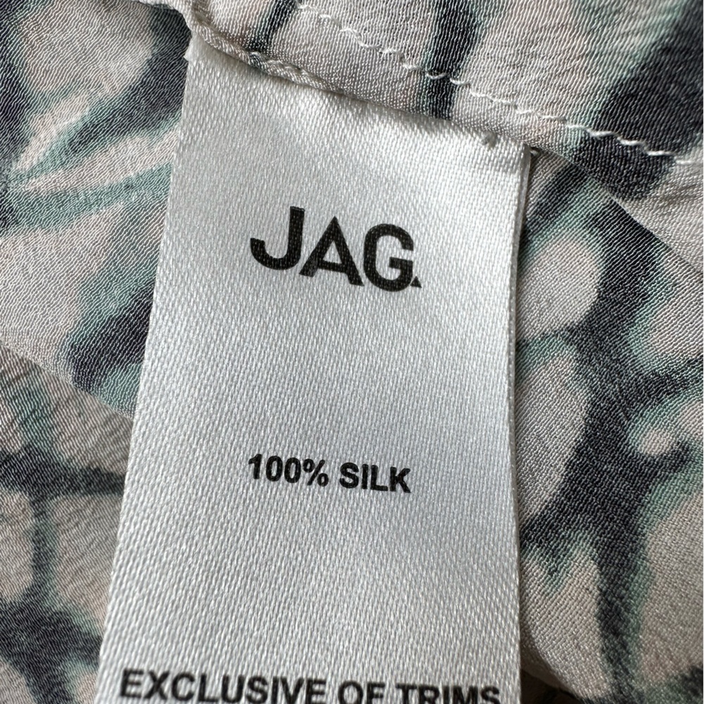 Jag sleeveless pure silk blouse size 10 - Picture 8 of 9